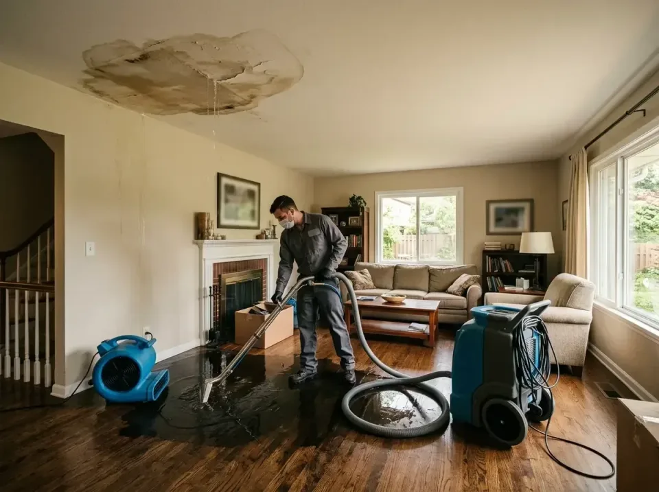 attic-pipe-burst-ceiling-drip-008 — frequently asked questions, Water Damage Restoration & Carpet Care in Village Shires, PA